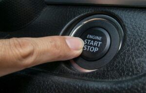 start a car and stop in a car